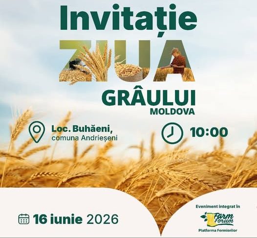 Ziua Grâului Moldova organizată la Andrieșeni de Asociația Grânarii