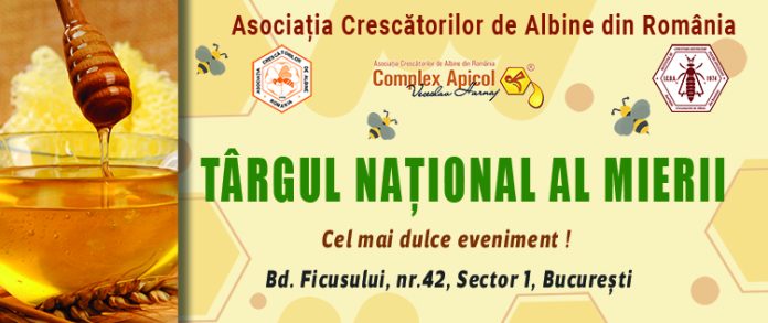 Produse apicole speciale și miere pură expuse la Târgul Național al Mierii organizat de Asociația Crescătorilor de Albine