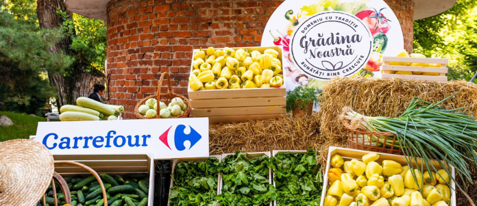 Legume proaspete furnizate de producători locali prin programul Grădina Noastră Carrefour România