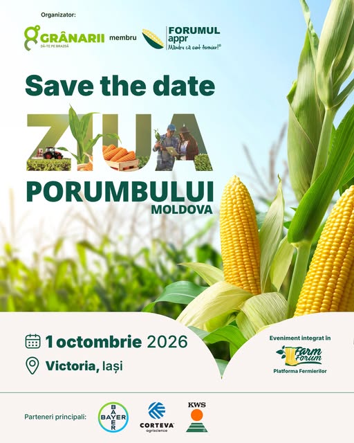Ziua Porumbului Moldova organizată de Asociația Grânarii și Forumul APPR la Victoria Iași